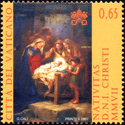 Weihnachten - Geburt Christi, Werk von Giuseppe Calì