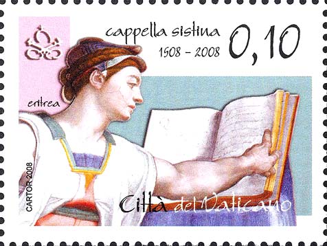 Sixtinische Kapelle - Eritreische Sibylle