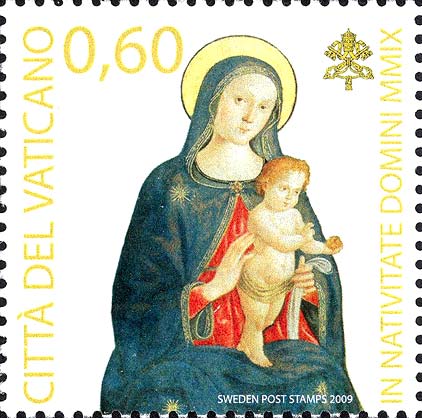 Weihnachten - Madonna mit Kind, von F. Melanzio