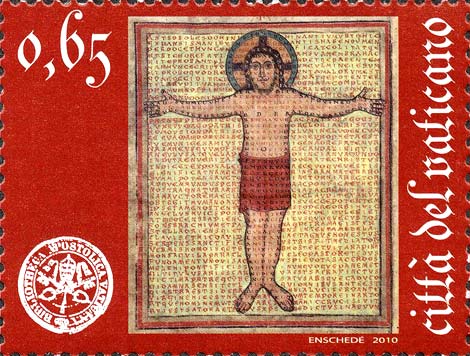 Wiedereröffnung der Vatikanischen Apostolischen Bibliothek - Jesus am Kreuz