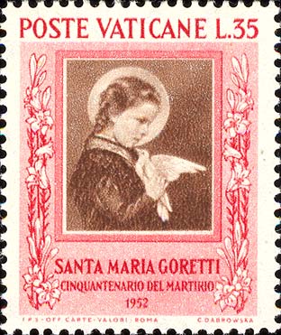 50. Jahrestag des Martyriums der Heiligen Maria Goretti