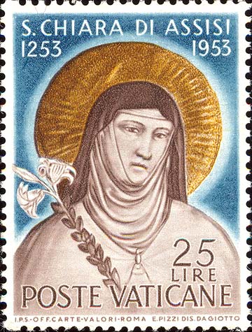 7. Jahrhundertfeier zum Tod der heiligen Klara von Assisi