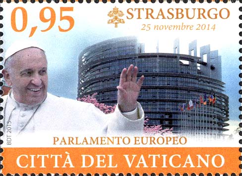 Die Reisen des Papstes im Jahr 2014 - Straßburg