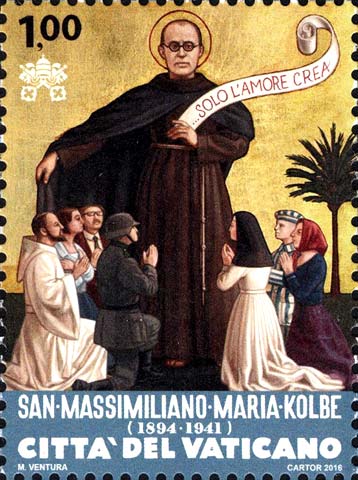 75. Jahrestag des Todes des heiligen Maximilian Maria Kolbe