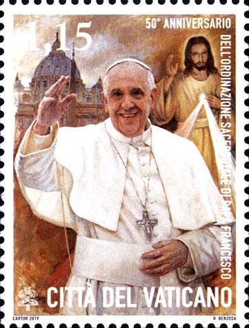 50. Jahrestag der Priesterweihe von Papst Franziskus