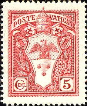 Gärten und Medaillons - Wappen von Pius XI
