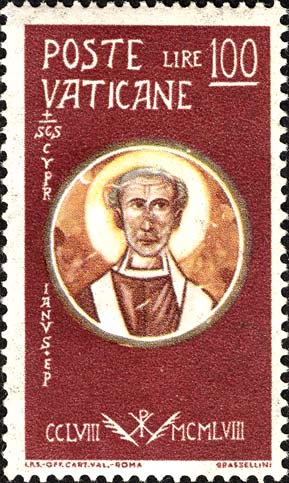 Märtyrer der Valerianischen Verfolgungen - Der heilige Cyprian, Bischof
