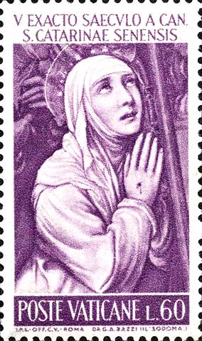 500. Jahrestag der Heiligsprechung der heiligen Katharina von Siena