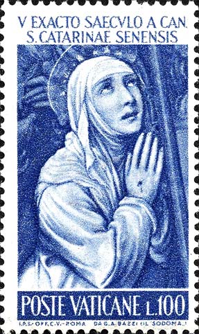 500. Jahrestag der Heiligsprechung der heiligen Katharina von Siena