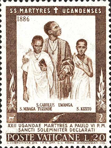 Heiligung der ugandischen Märtyrer - Heiliger Carolus Lwanga