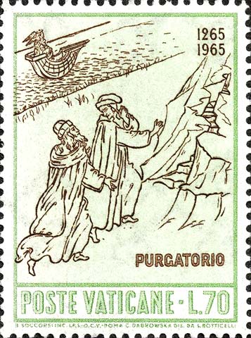 7. Jahrhundertfeier der Geburt von Dante Alighieri - Fegefeuer