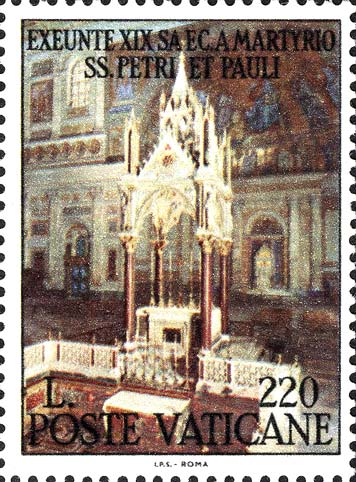 1900. Jahrestag des Martyriums der Heiligen Petrus und Paulus