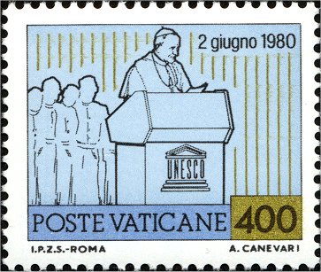 Die Reisen von Johannes Paul II. im Jahr 1980 - Rede bei der UNESCO