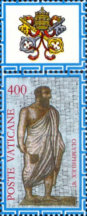 Weltausstellung für olympische Philatelie in Rom