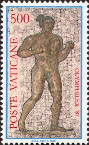 Weltausstellung für olympische Philatelie in Rom