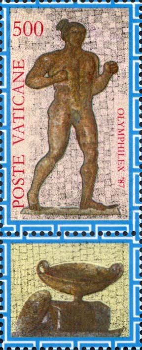 Weltausstellung für olympische Philatelie in Rom