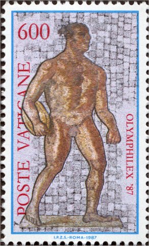 Weltausstellung für olympische Philatelie in Rom