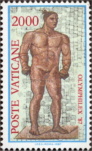 Weltausstellung für olympische Philatelie in Rom