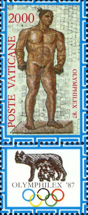 Weltausstellung für olympische Philatelie in Rom