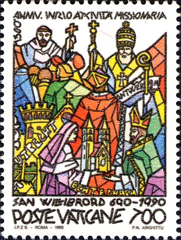 1300 Jahre des Beginns der Missionstätigkeit des Heiligen Willibrord