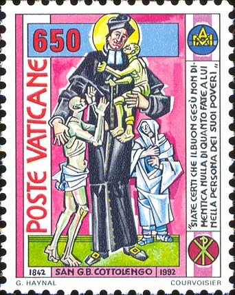 150. Todestag des Heiligen Joseph Benedict Cottolengo