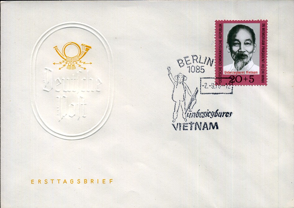 unbesiegbares Vietnam - Ersttagsstempel - Berlin