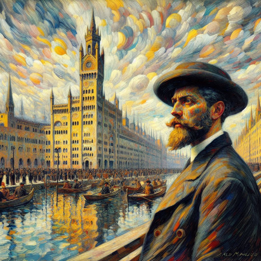 Aldo Manuzio - AI generated manifest