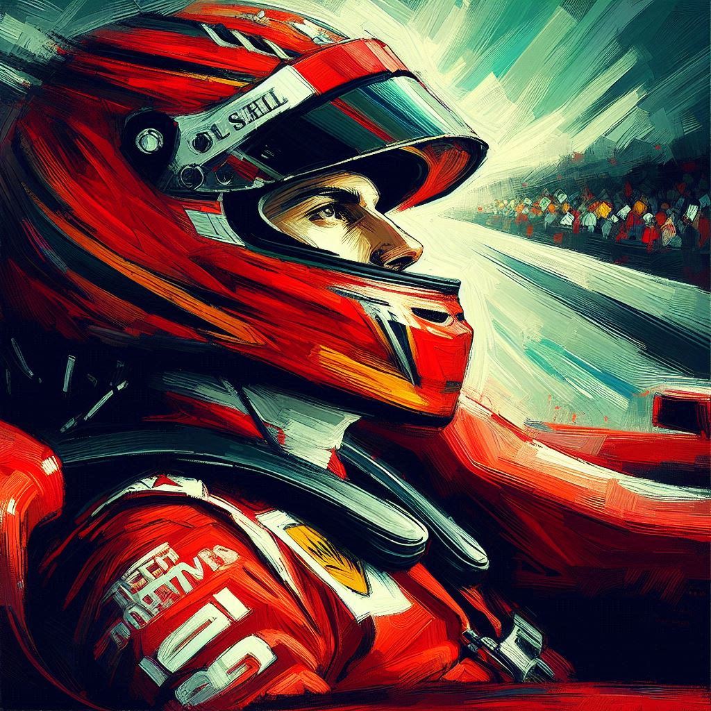 Ayrton Senna (nach den Vorstellungen und Halluzinationen der KI - Copilot generated image) - Mit KI erstellt - Microsoft Bing - Image Creator unterstützt von DALL·E 3