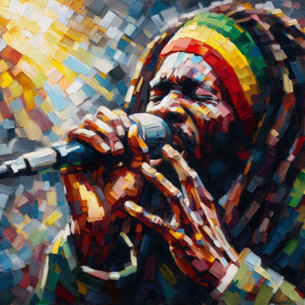 Bob Marley - Mit KI erstellt - Microsoft Bing - Image Creator unterstützt von DALL·E 3