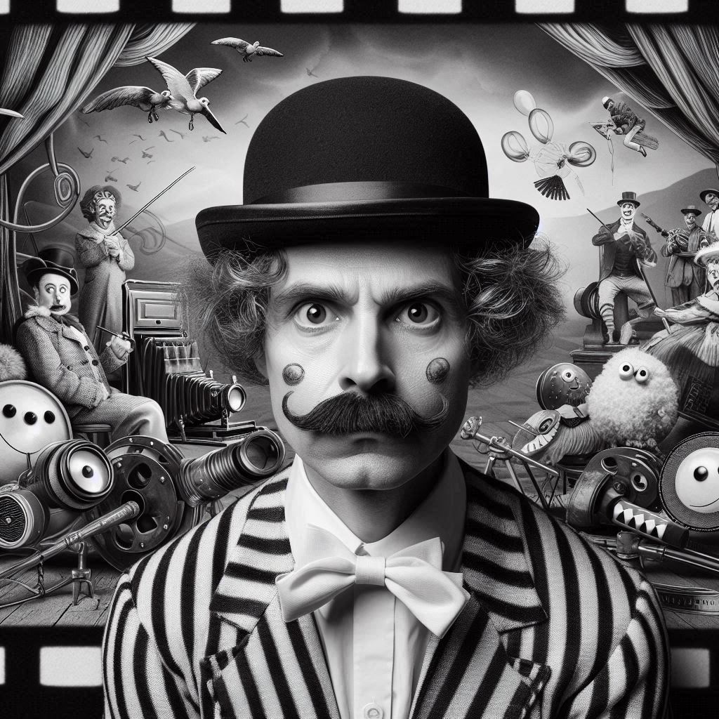 Buster Keaton - AI generated manifest