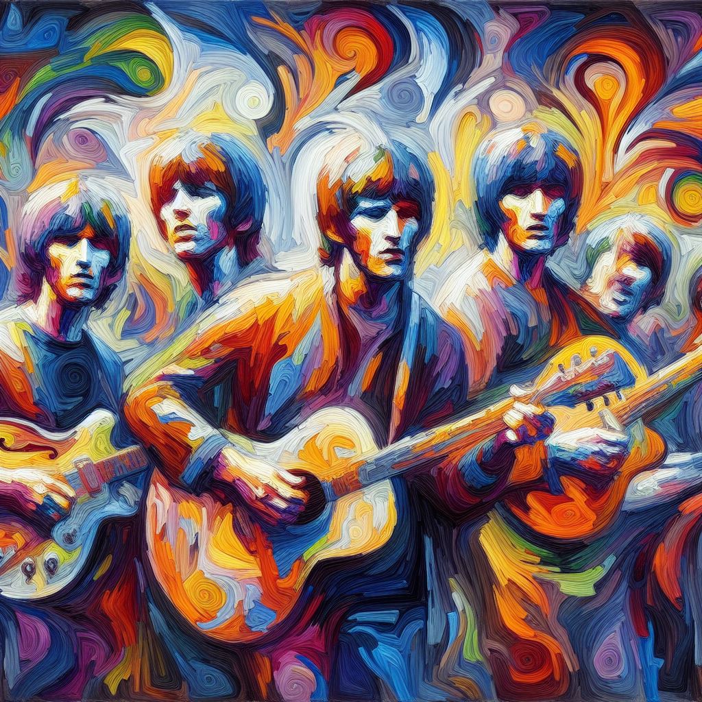 The Byrds - Mit KI erstellt - Microsoft Bing - Image Creator unterstützt von DALL·E 3