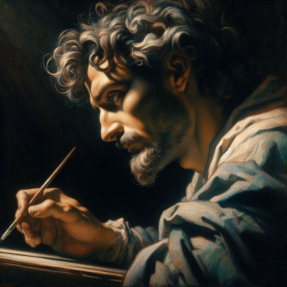 Michelangelo Merisi da Caravaggio - Mit KI erstellt - Microsoft Bing - Image Creator unterstützt von DALL·E 3