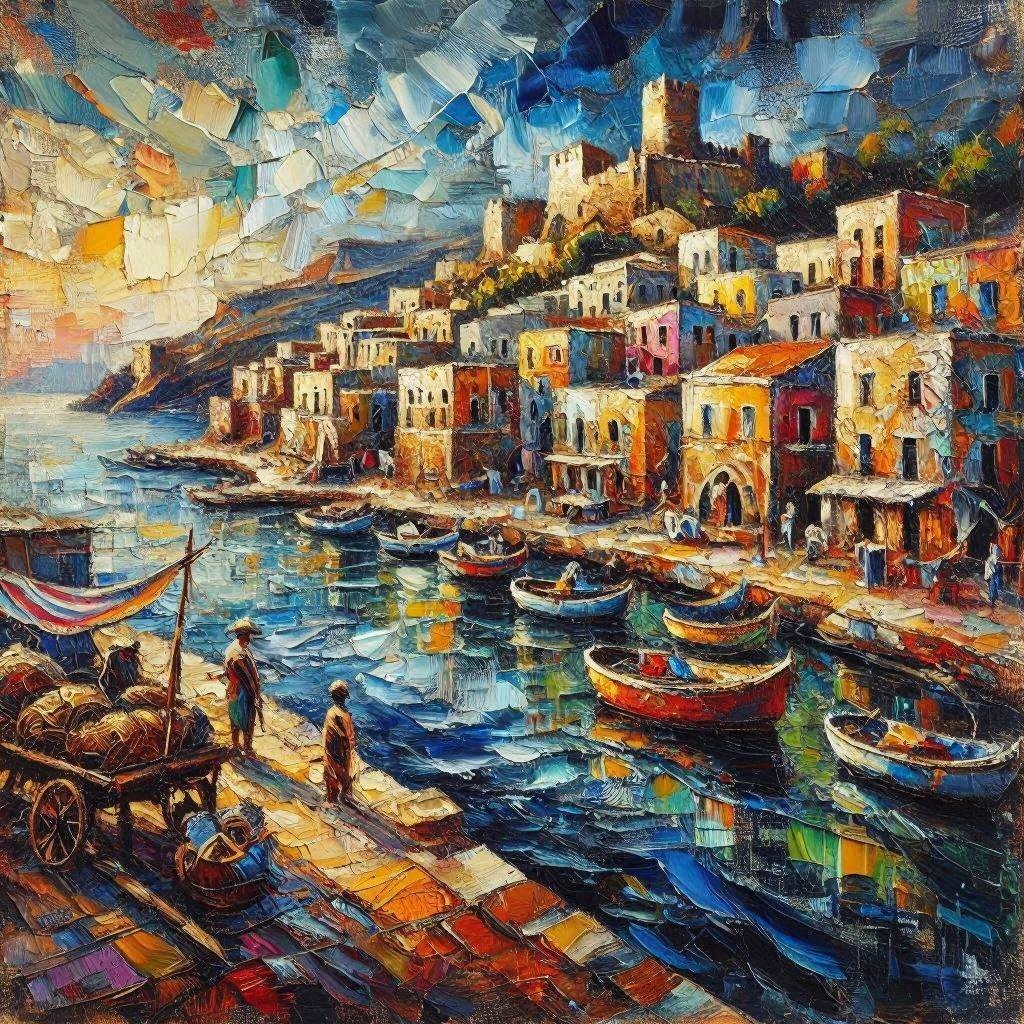 Castellammare del golfo - AI generated manifest
