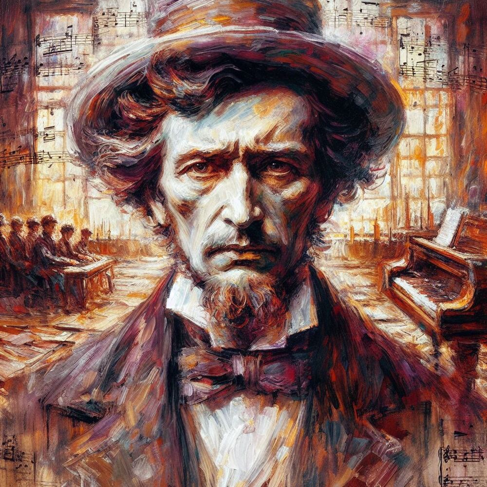 Fryderyk Chopin - Mit KI erstellt - Microsoft Bing - Image Creator unterstützt von DALL·E 3