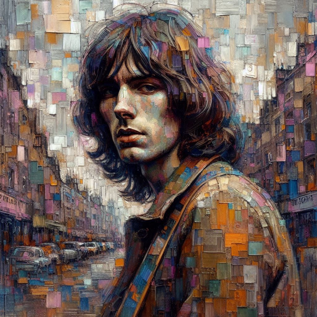 Nick Drake (wie die KI es sich vorstellt) - Mit KI erstellt - Microsoft Bing - Image Creator unterstützt von DALL·E 3Mit KI erstellt - Microsoft Bing - Image Creator unterstützt von DALL·E 3