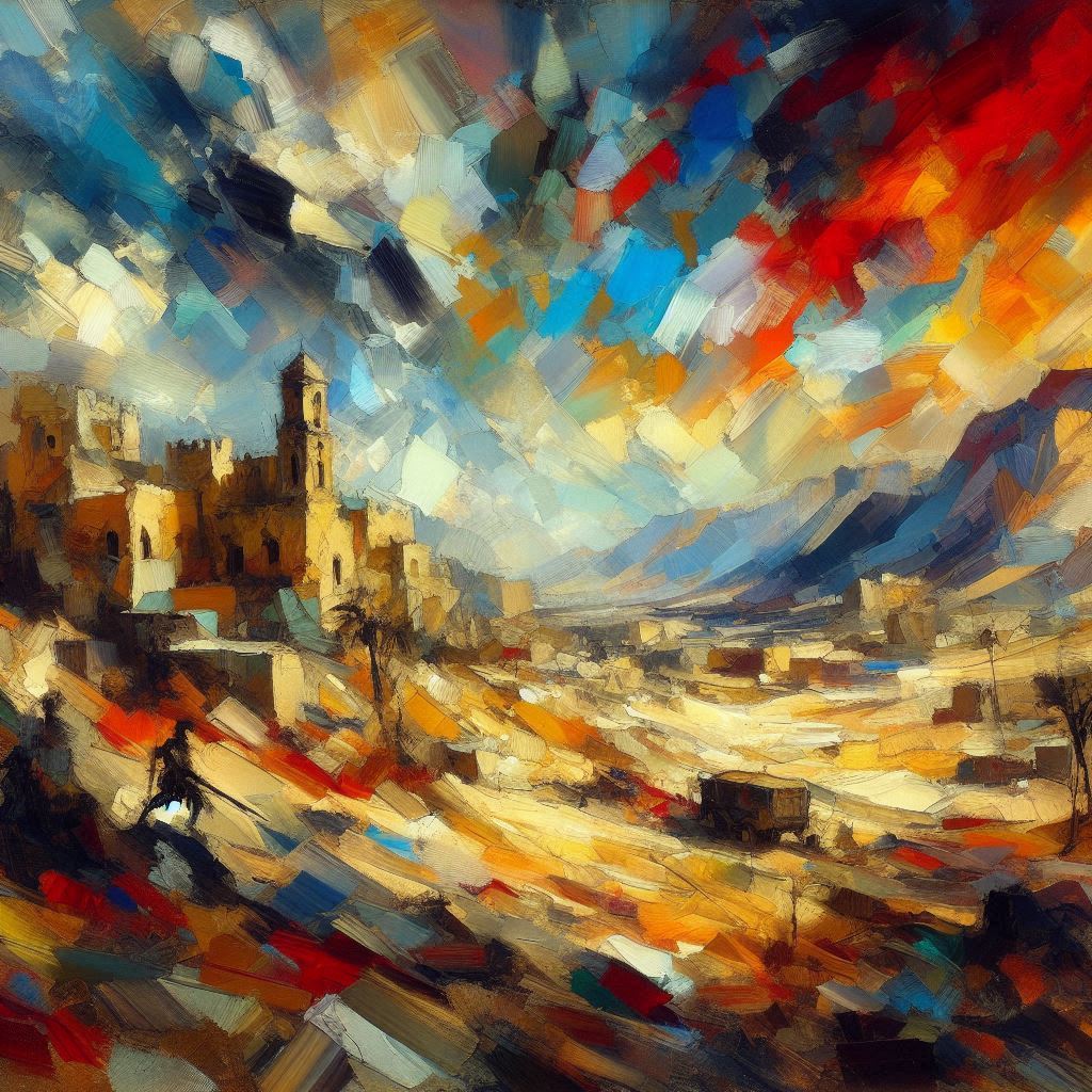 Schlacht von El Alamein - AI generated manifest