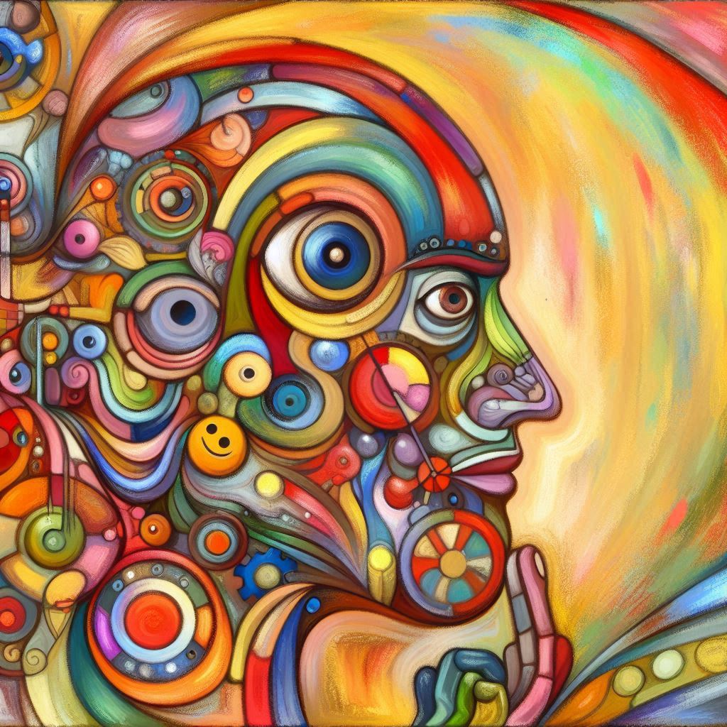 ein fiktives Selbstportrait im Stile von Ennio Flaiano (nach den Vorstellungen und Halluzinationen der KI - MS Copilot generated image) - Mit KI erstellt - Microsoft Bing - Image Creator unterstützt von DALL·E 3