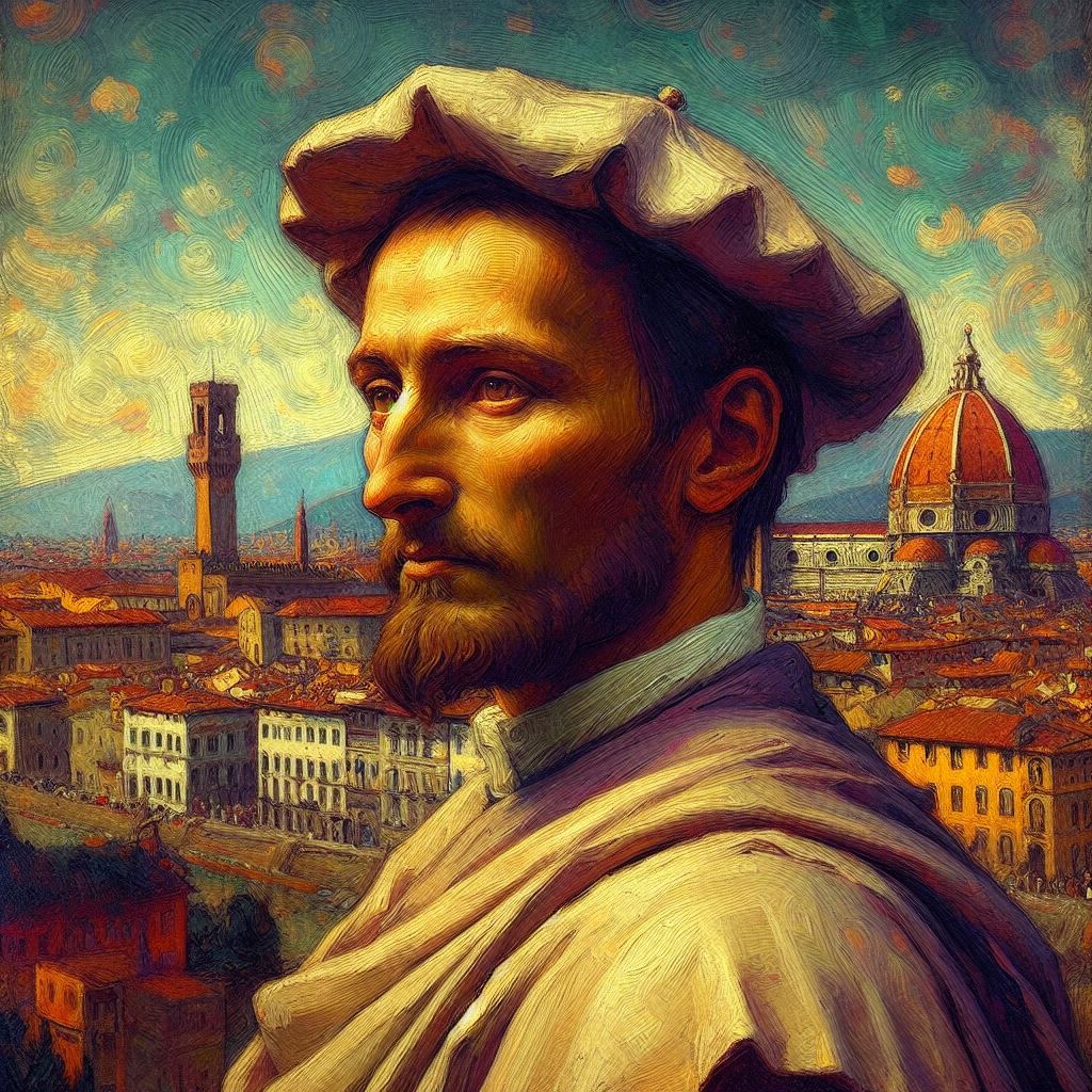 Filippo Brunelleschi - AI generated manifest