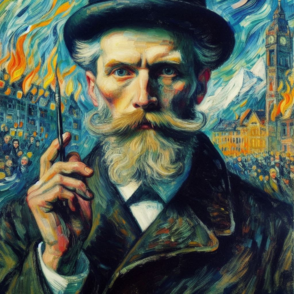 Friedrich Hebbel - AI generated manifest
