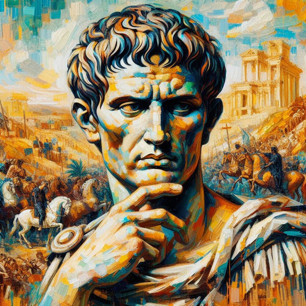 Gaius Iulius Caesar - Mit KI erstellt - Microsoft Bing - Image Creator unterstützt von DALL·E 3