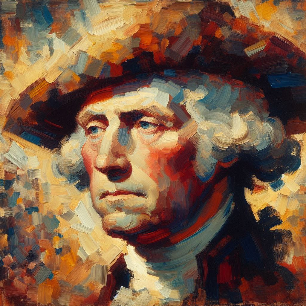 George Washington - Mit KI erstellt - Microsoft Bing - Image Creator unterstützt von DALL·E 3