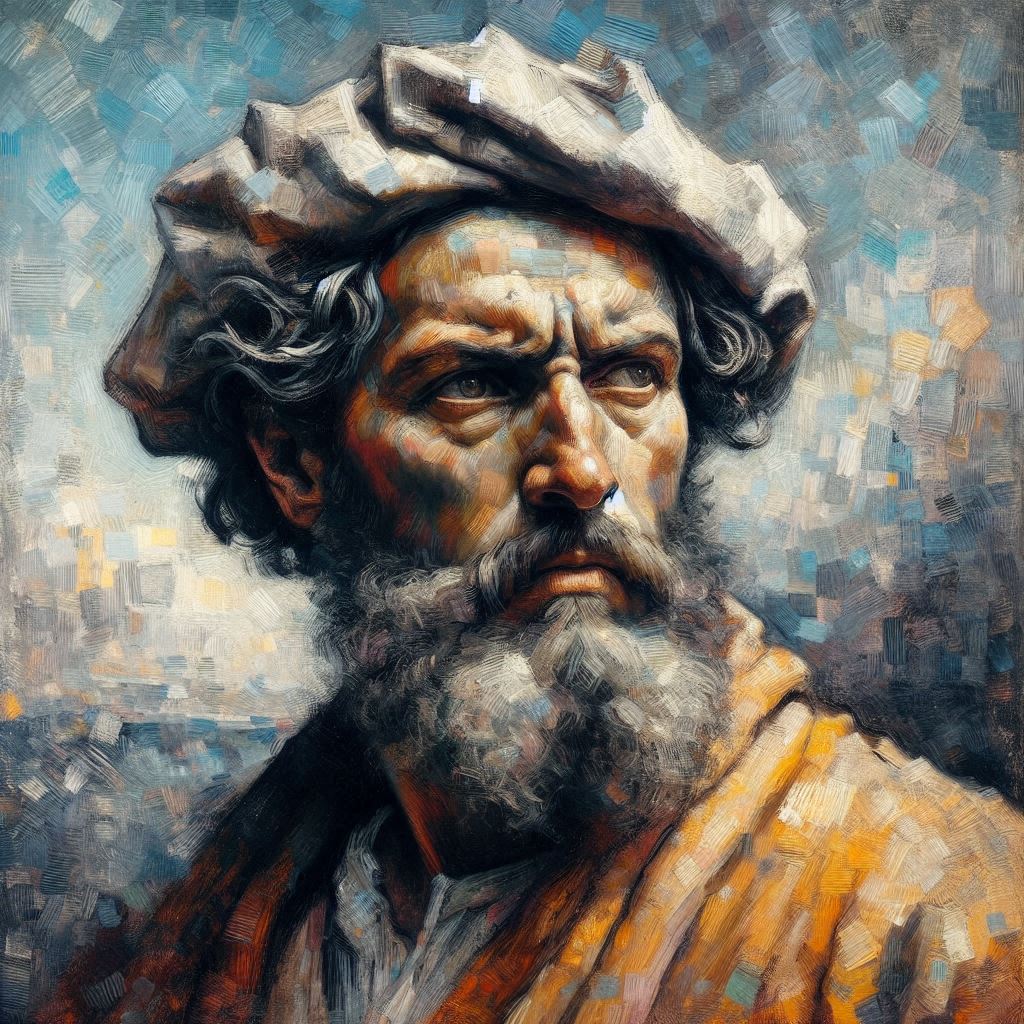 Gian Lorenzo Bernini - AI generated manifest