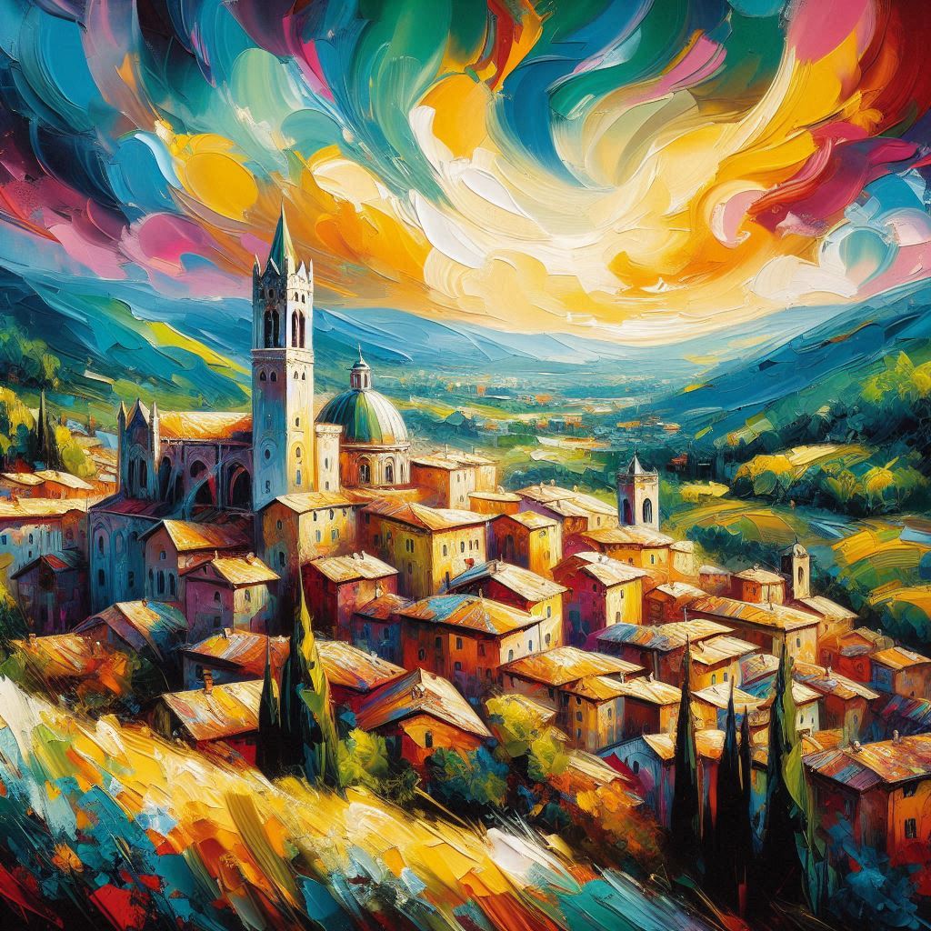 Gubbio - AI generated manifest