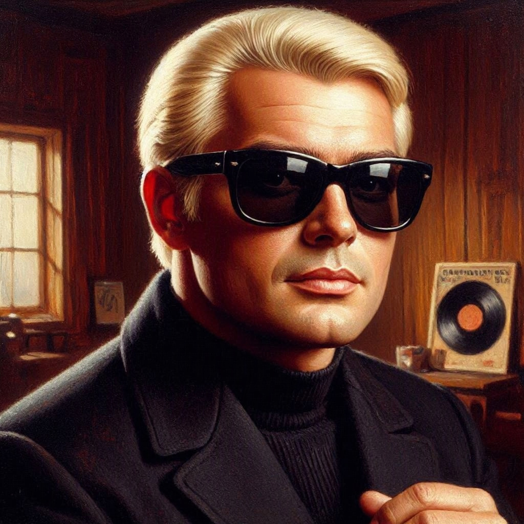 ein fiktives Selbstportrait im Stile von Heino (nach den Vorstellungen und Halluzinationen der KI - MS Copilot generated image) - Mit KI erstellt - Microsoft Bing - Image Creator