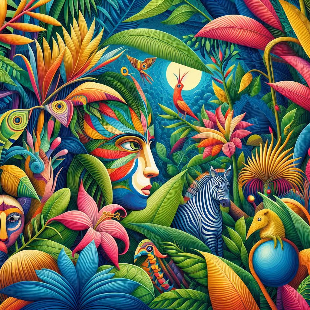 Henri Rousseau - AI generated manifest