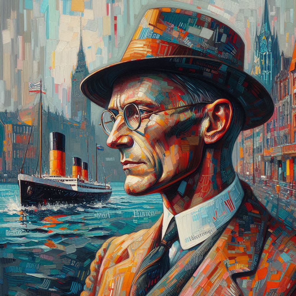 Hermann Hesse (wie die KI es sich vorstellt) - Mit KI erstellt - Microsoft Bing - Image Creator unterstützt von DALL·E 3