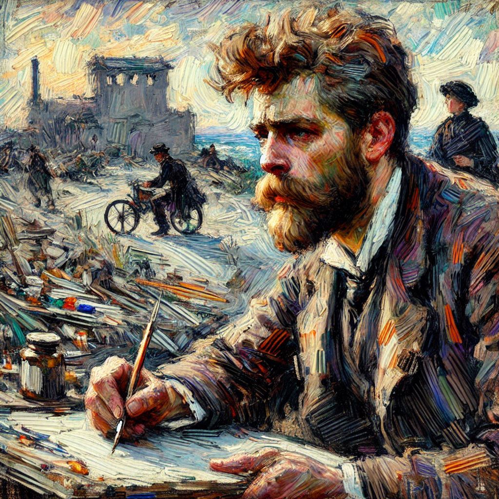 Lovis Corinth (wie die KI es sich vorstellt) - Mit KI erstellt - Microsoft Bing - Image Creator unterstützt von DALL·E 3