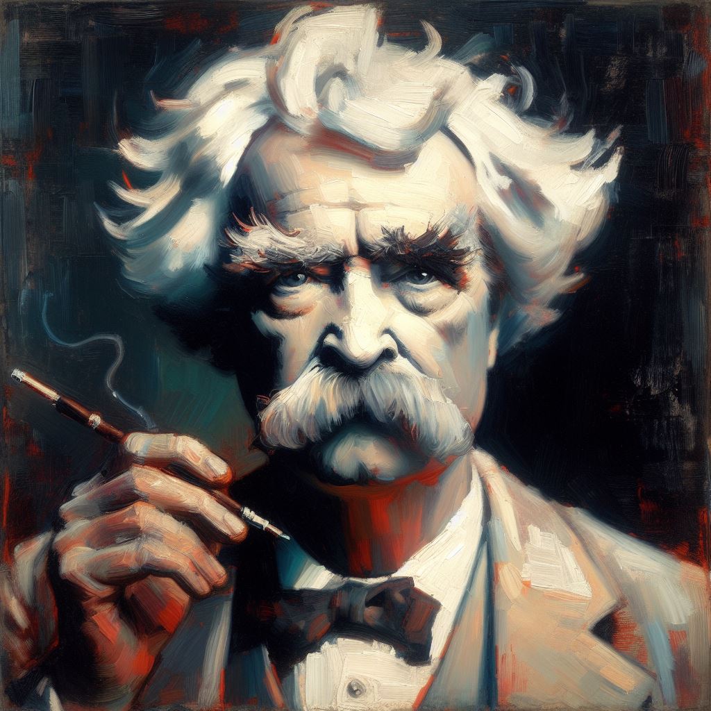 Mark Twain - Mit KI erstellt - Microsoft Bing - Image Creator unterstützt von DALL·E 3