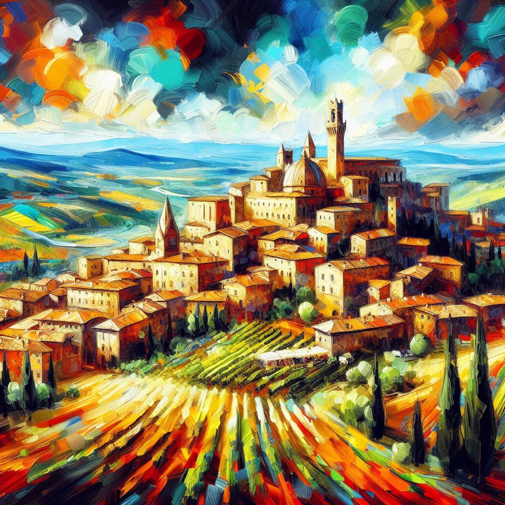 Montepulciano - AI generated manifest