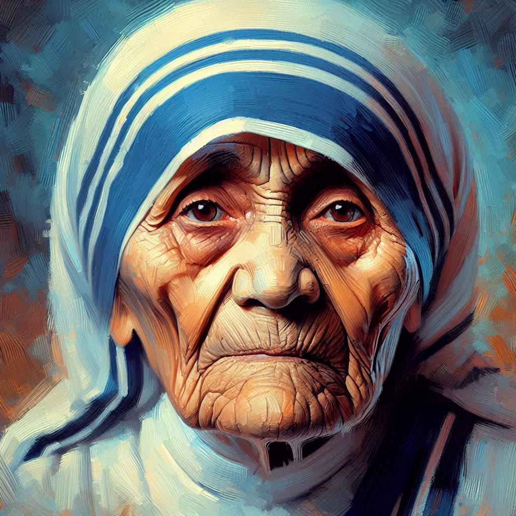 Mutter Teresa von Kalkutta - AI generated manifest